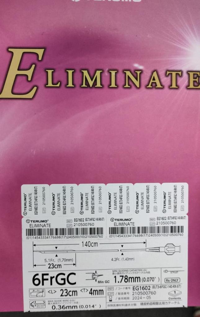 Terumo Eliminate Aspiration Catheter