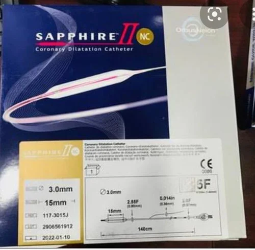 Curved Sapphire Coronary Dilatation Catheter